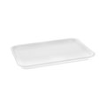 Pactiv Evergreen Meat Tray, #4 Shallow, 9.13 x 7.13 x 0.65, White, Foam, 500PK 0TF104S00000
